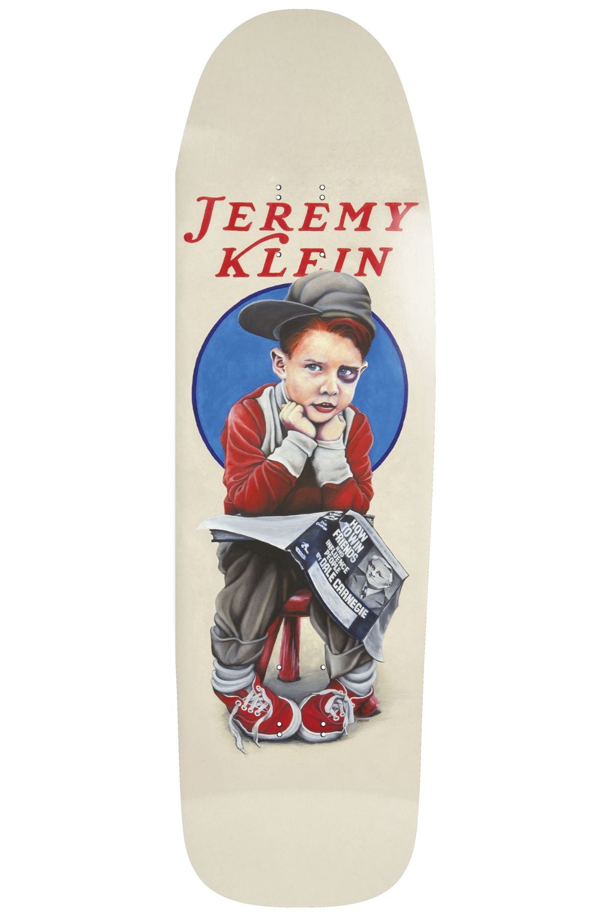 World Industries  Klein Black Eye Kid Deck OG Shape EX7 9.4"