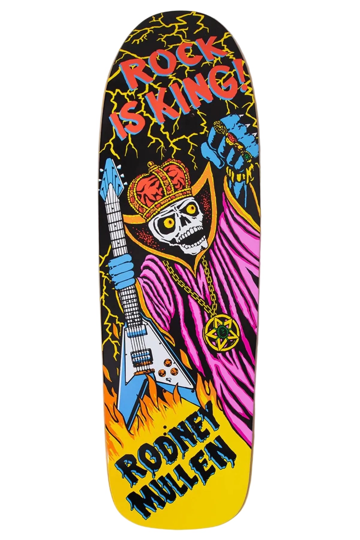 World Industries Rodney Mullen Rock is King Deck OG Shape  EX7  10.1"