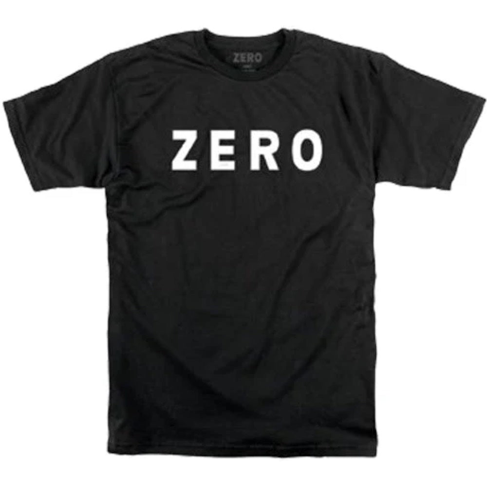 Zero Army Tee Black White front