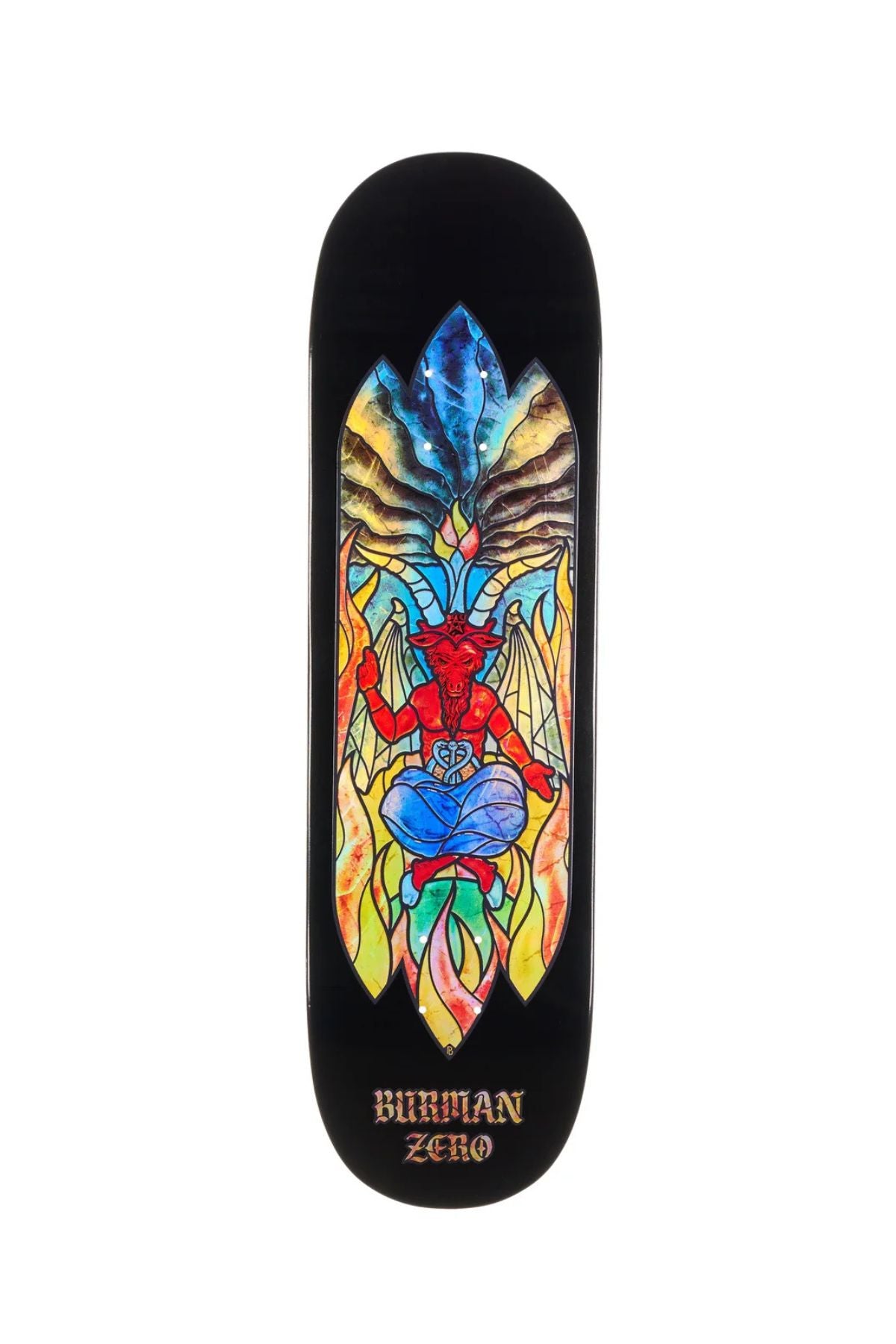 Zero Burman - Stained Glass Series Pro Model deck.