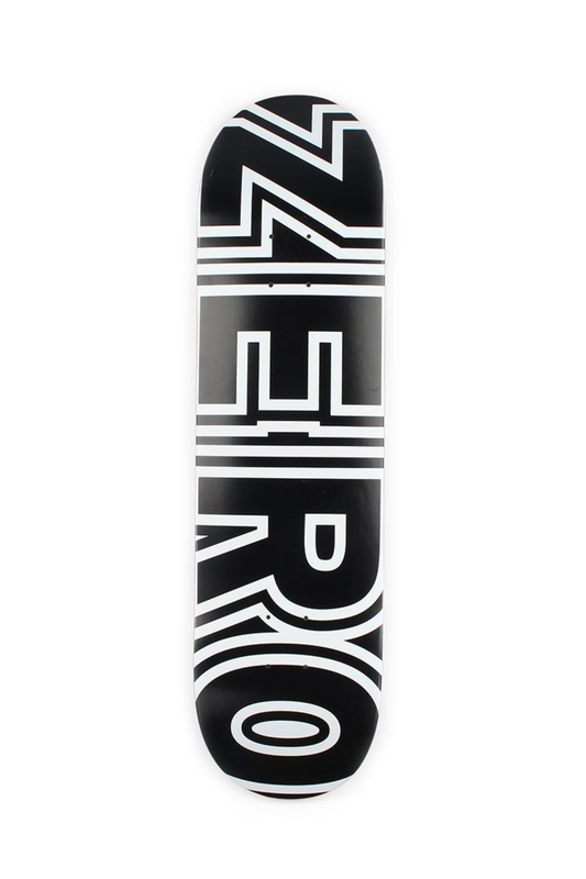 Zero Skateboard Deck | Bold Black White | 8.0”