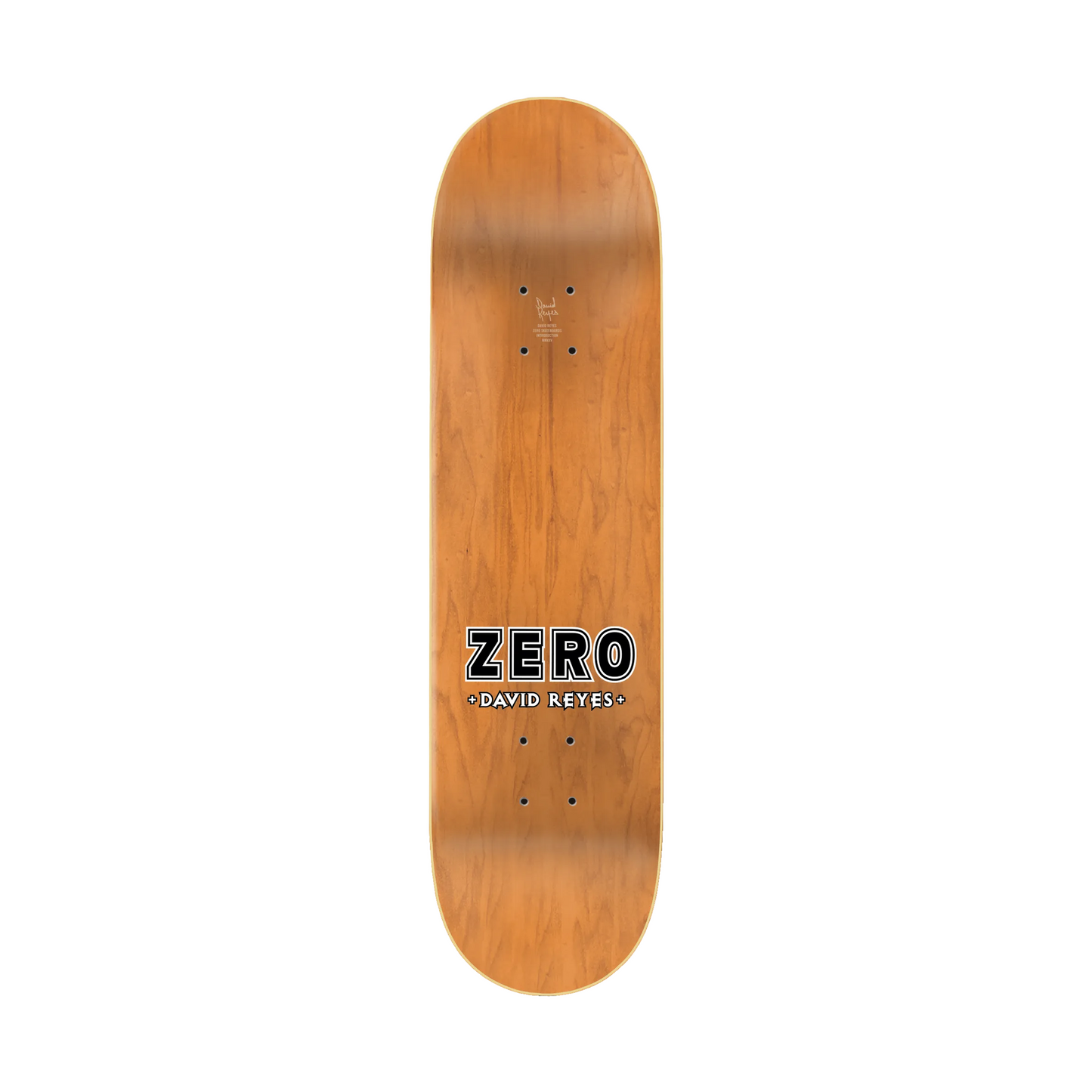 Zero Skateboards  Diamond Plate Bold David Reyes 8.25" Top