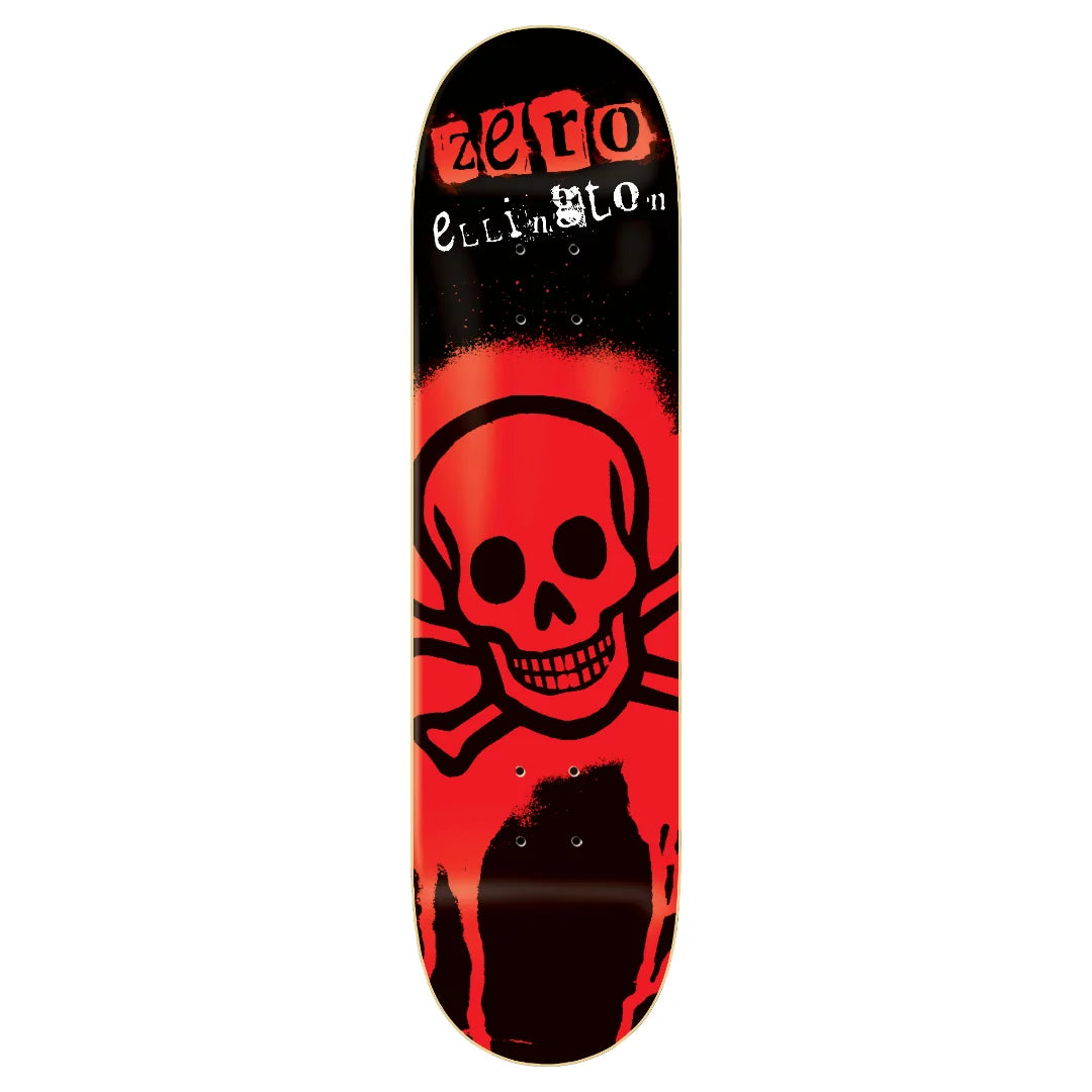 Zero Skateboard Stencil 30 yr Eric Ellington 8.25"