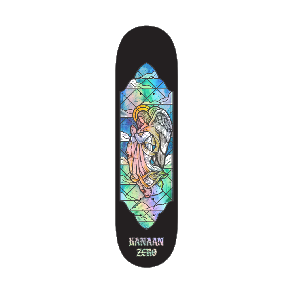 Zero Skateboard Stained Glass Kanaan Dern 8.375"