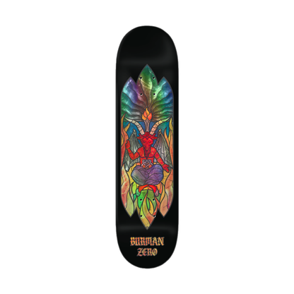Zero Skateboard Stained Glass Burman  8.5"