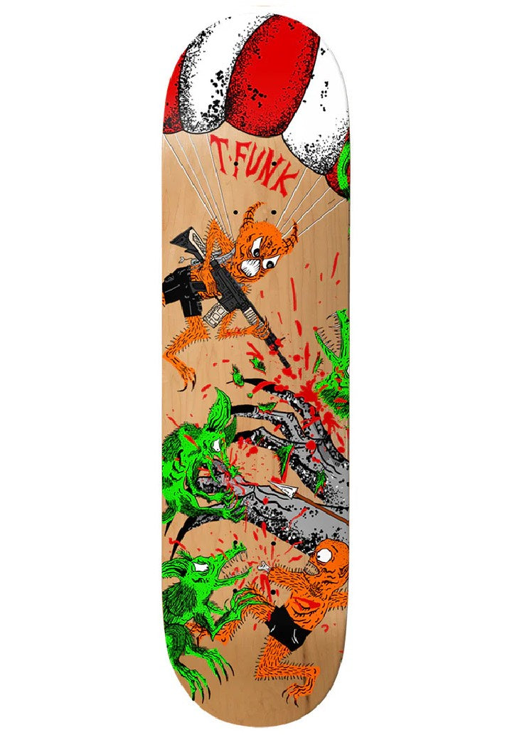 Baker T-Funk Toxic Rats Skateboard Deck 8.5 bottom