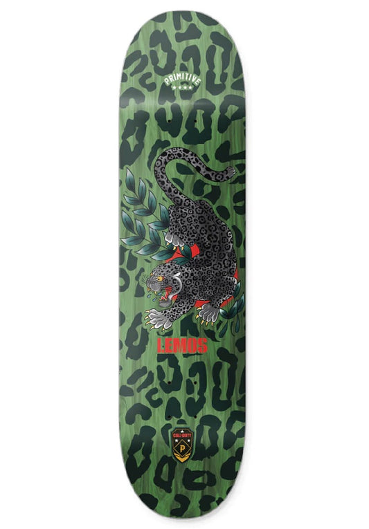 Primitive x Call Of Duty Lemos Black Leopard Deck 8.25"