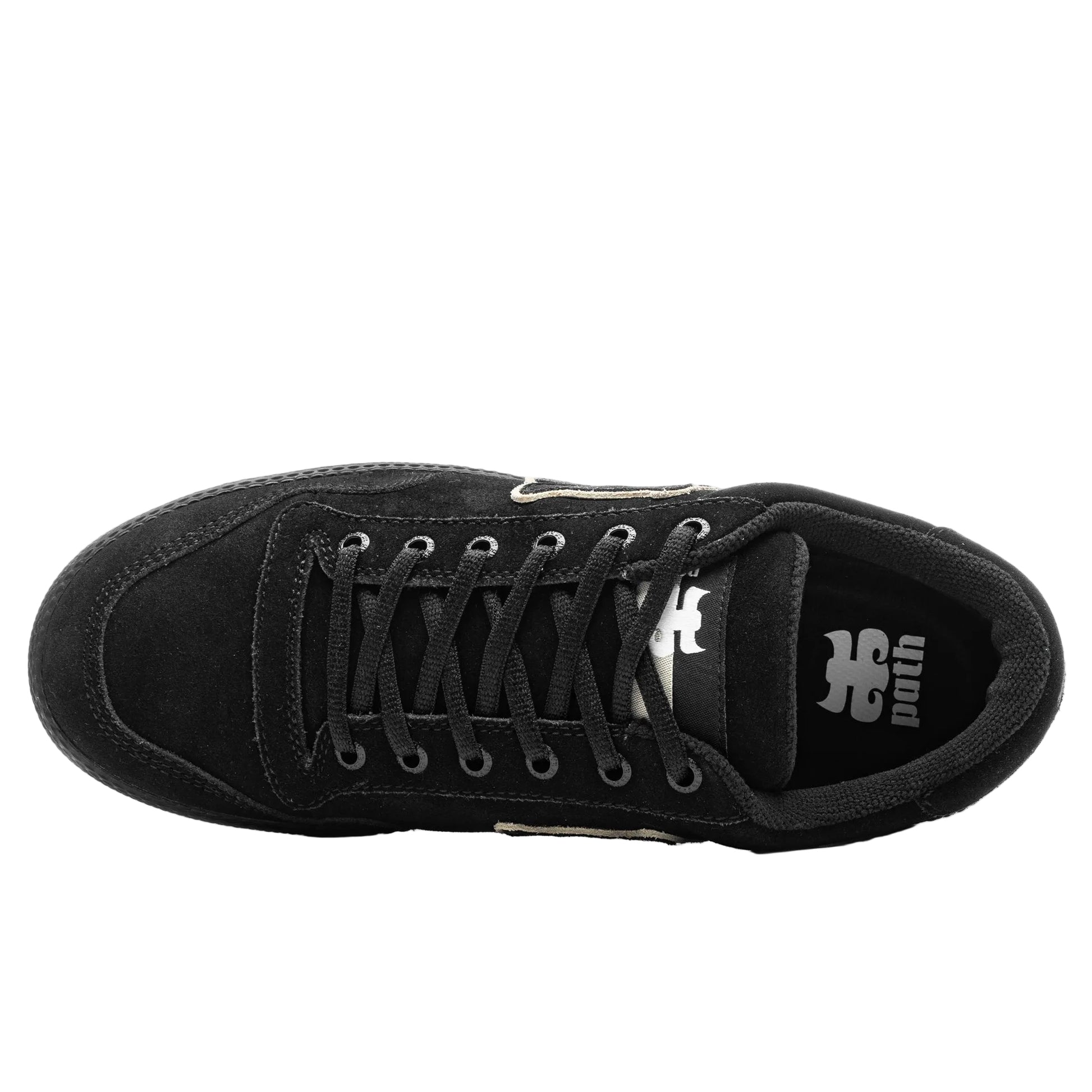 Ipath 1985 Black Suede Shoes  Top