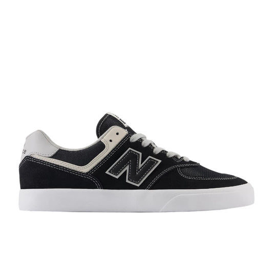 New Balance Numeric 574 Vulc Shoes - Black/White