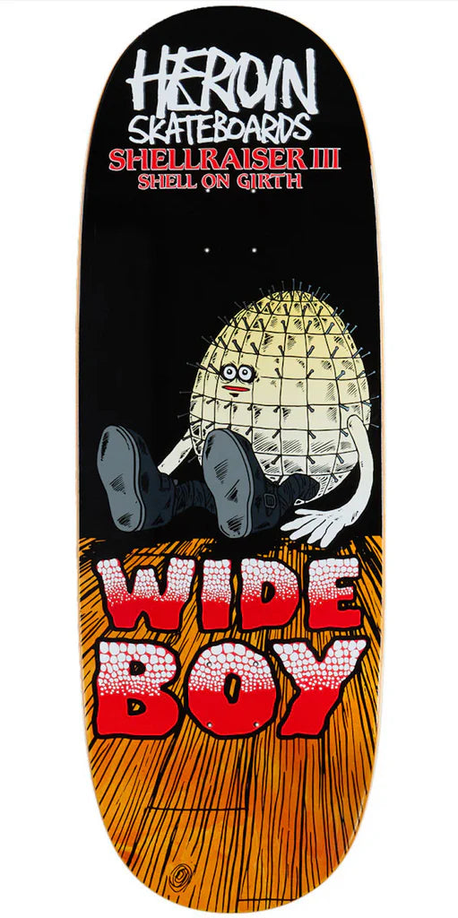 Heroin Skateboards | Shellraiser III Wide Boy Deck | 10.75"