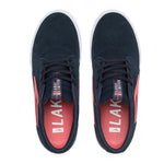 Lakai Griffin Skate Shoes - Navy/Coral Suede