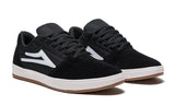 Lakai Brighton Skate Shoes - Black/White 002