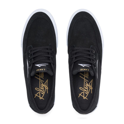 Lakai Riley 3 Skate Shoes - Black/White 003