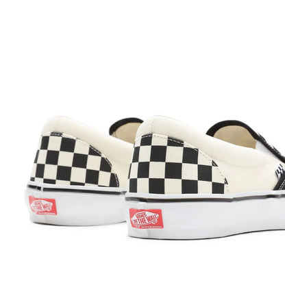 Vans Skate Slip-On Skate Shoes - Checkerboard Black/White